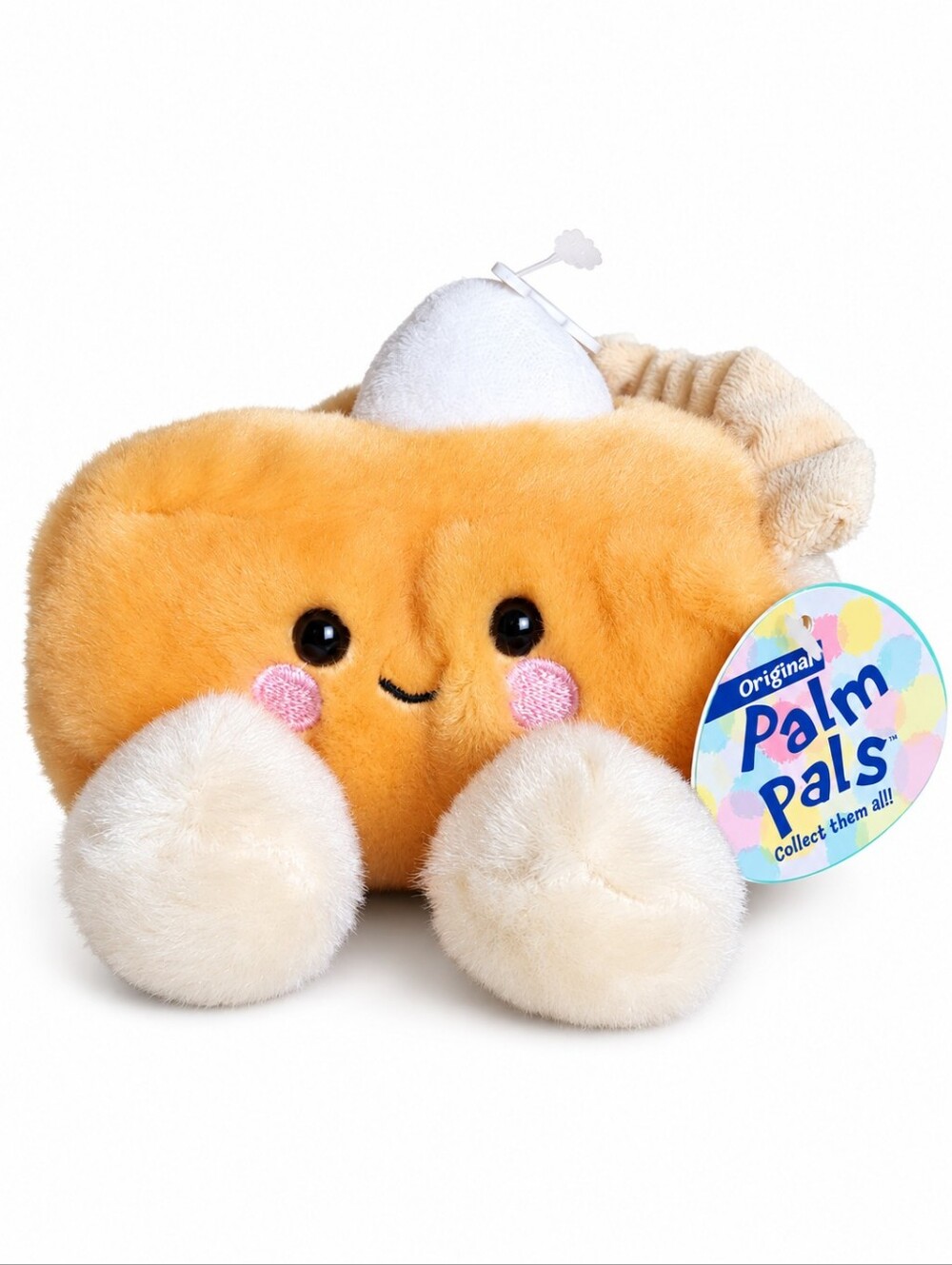 Aurora Palm Pals Peter Pumpkin Pie Plush 4.5" Thanksgiving Fall NWT